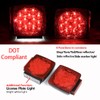 CZC AUTO 12V Submersible LED Trailer Tail Light Kit for