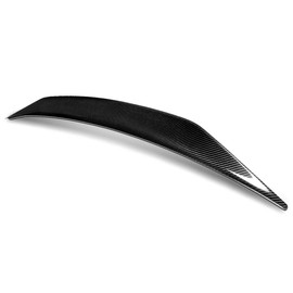 Auto Dynasty STP Style Rear Car Trunk Lid Spoiler Compatible with A4 (Quattro) Sedan 2017-2021, Glossy Black, Carbon Fiber