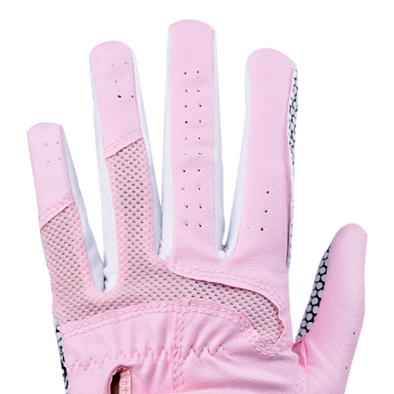 GH - Guantes de golf de piel para mujer, un