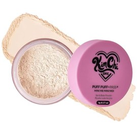 Kimchi Chic Puff Puff Pass Mini - Polvo Suelto Liviano, contiene Arroz y Vitamina E (Banana)                                                          
