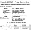 Freajoin 2-Channel High Low Level Converter Speaker Cable to RCA