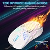 INFIBLA Honeycomb Lightweight Gaming Mouse High Precision Optical Sensor RGB