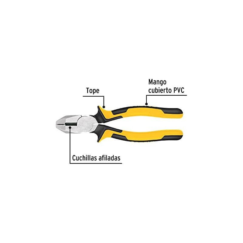 Pretul 219-PX, Pinza pelectricista 9 cabeza cuadrada Comfort Grip