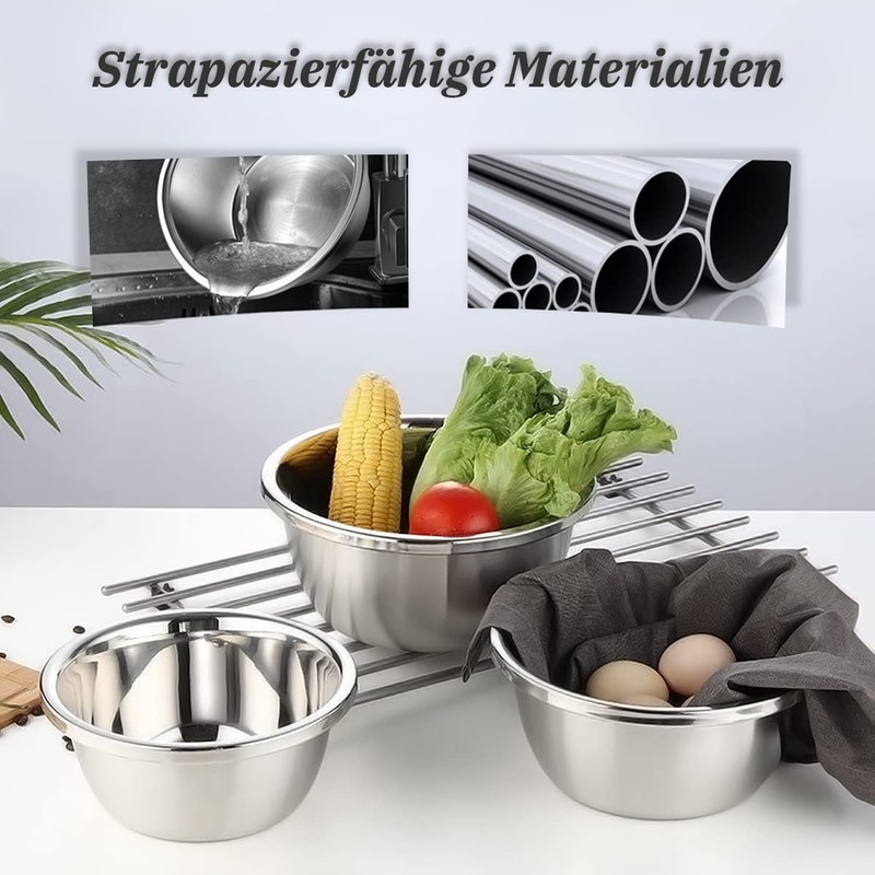 Stainless Steel Bowl, Mixing Bowl, Salad Bowl, Serving Bowl, Storage