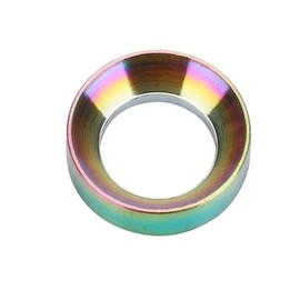 Yctze 4Pcs TC4 Brake Caliper Bolts with Gasket Spacers, for Mountain Bicycles & MTB, Durable & Lightweight (Colorful)