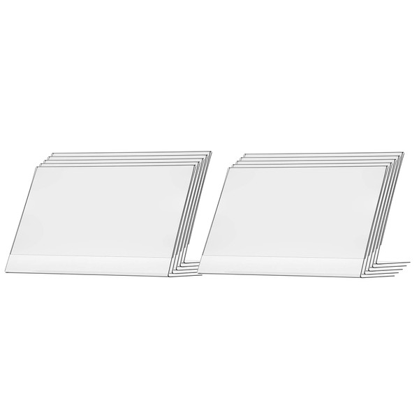 10 Pack Large Sign Holder 17” x 11" Horizontal Table