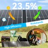 Extreme Lightweight and Compact Foldable Ecosonique 100W Portable Solar Panels