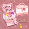 Juego De Maquillaje Lavable Real Sets De Belleza Para Niños