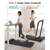 REDLIRO Walking Pad Treadmill with Incline - 2 in 1