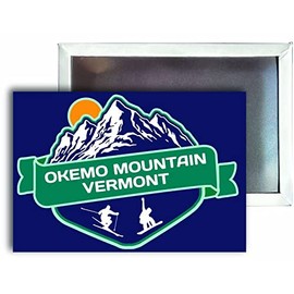 Okemo Mountain Vermont Ski Snowboard Winter Adventures 2.5"X3.5" Refrigerator Magnet