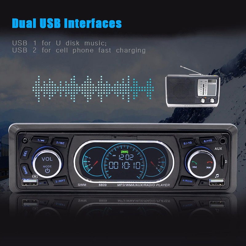 4 X 60W Large Power Dual USB Bluetooth Hands free