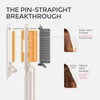 Flat Iron Hair Straightener Brush 2 in 1, 200M Ions