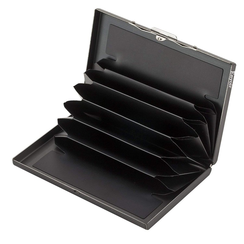 Enyoir Slim RFID Credit Card Protector Wallet, Block Identity Thieves,