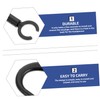 OHPHCALL 4pcs Ear Hooks for Earbuds Rubber Ear Clip Holders