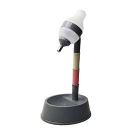 Standing Cat Water Dispenser Multipurpose Adjustable Height Automatic Dog Water Bottle Dispenser for Cats Dogs Pets Deep Gray Bottom