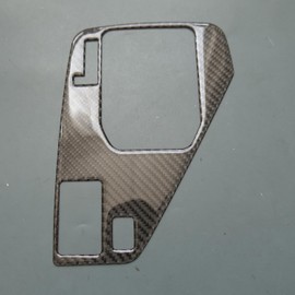 ZiWen Real Carbon Fiber Central Control Gear Shift Panel Trims Accessories for Subaru Crosstrek Impreza RS 2024 2025 (Carbon Fiber Black)