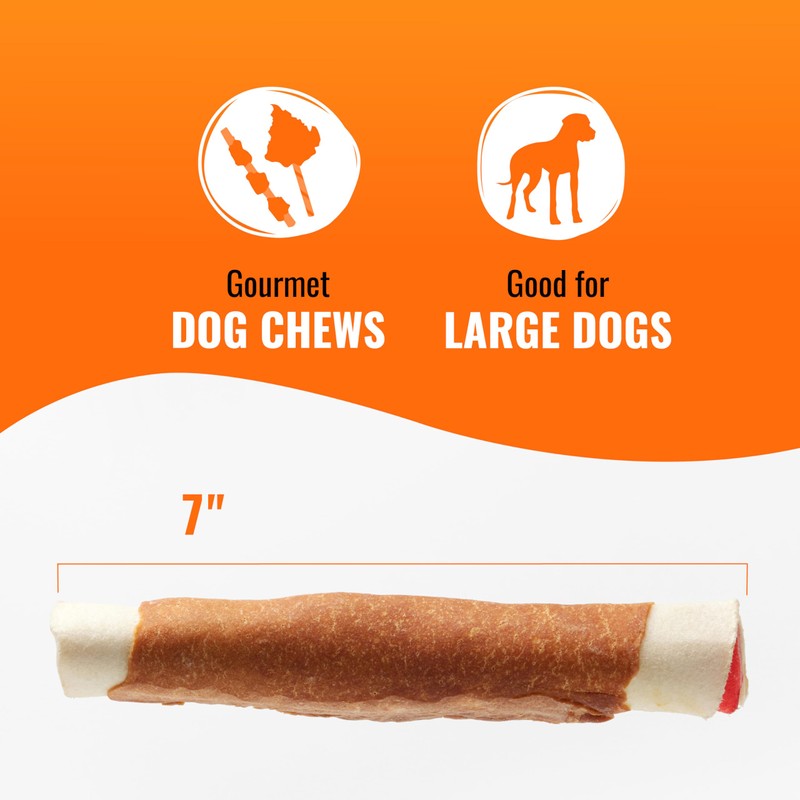 Good ‘n’ Fun Triple Flavor Chews for Large Dogs, Treat