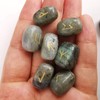 Loveliome Natural Rune Stones Set, Polished Engraved Elder Alphabet Magic