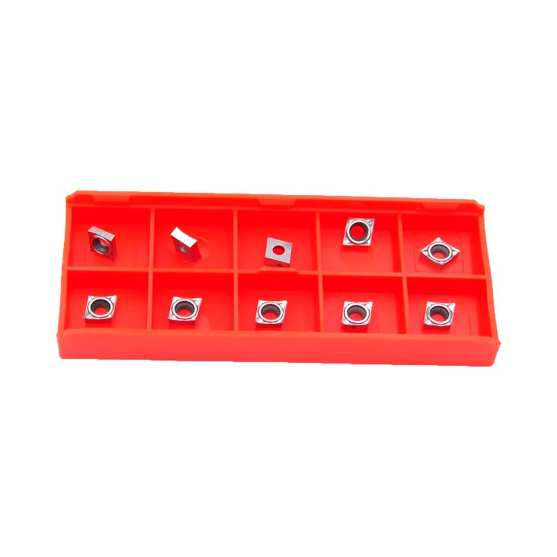 Hopson Tools CCGT060204-ALU Indexable Inserts, HM Indexable Inserts for Machining