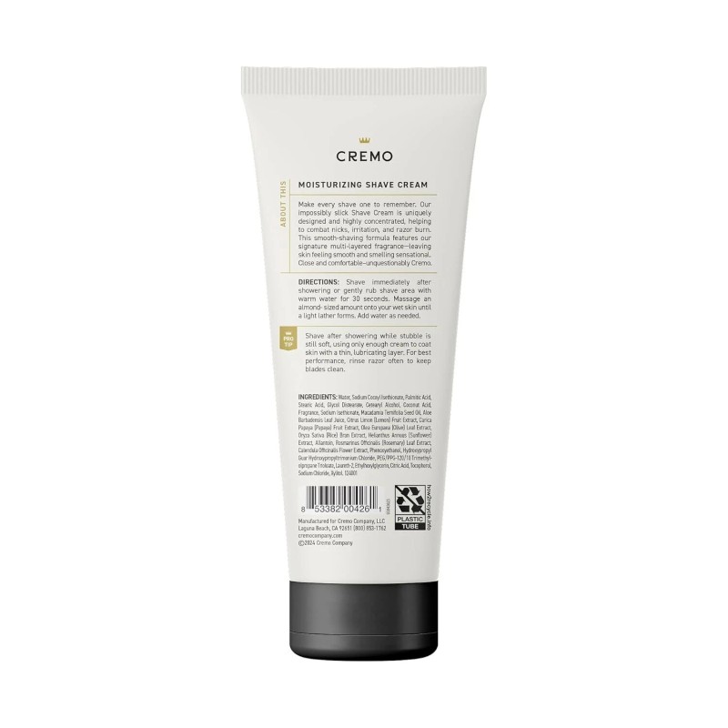 Cremo Silver Water & Birch Shave Cream, Astonishingly Superior Ultra-Slick