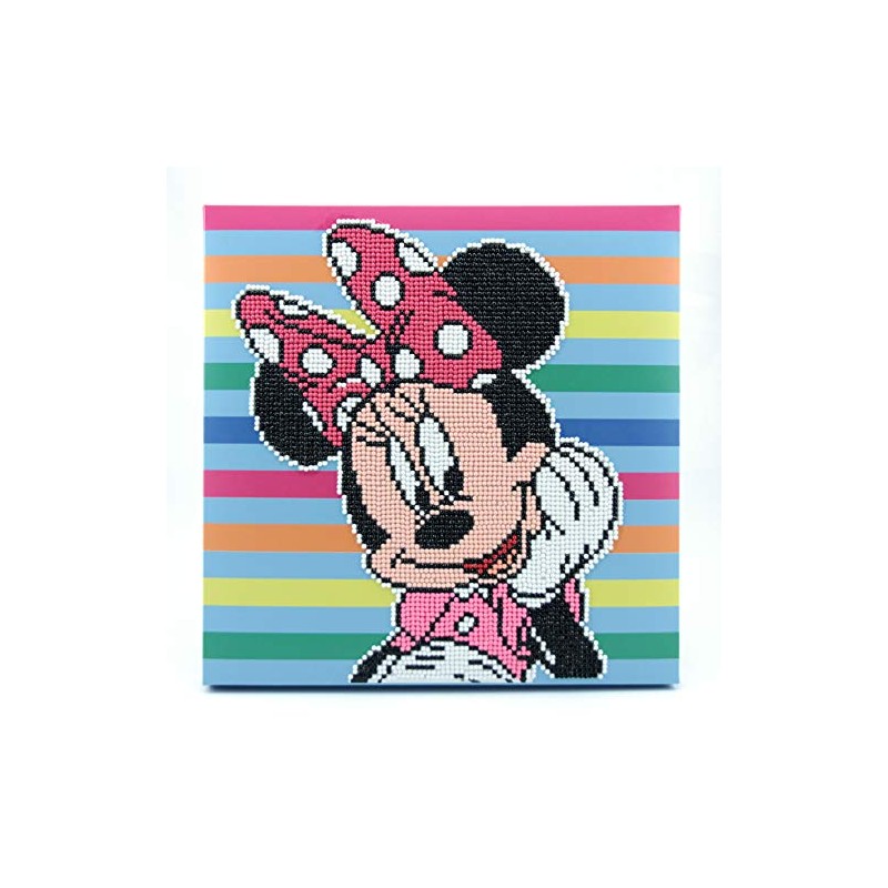 Camelot Dotz Diamond Art KIT MM, Minnie Stripes