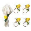 Simulation Lemon Napkin Ring Napkin Ring Holder Furniture Restaurant Table