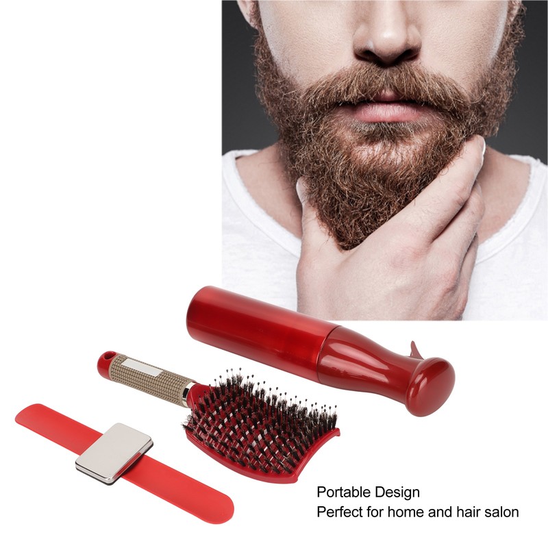 Detangling Curved Vent Brush Spray Bottle Hair Clip Pin Wristband