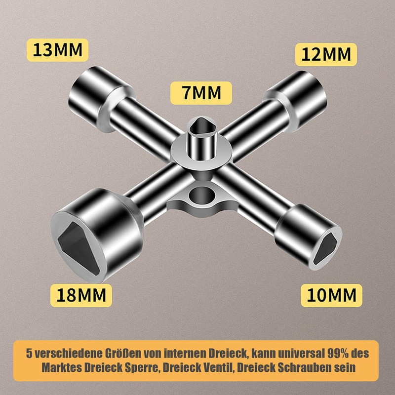 Esshogo 4 Way 5 Size Inner Dimensions 7 mm/10 mm/12