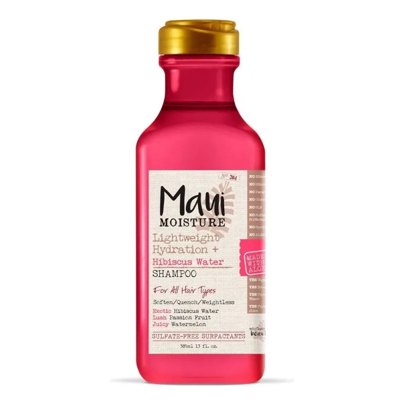 Maui Moisture Shampoo Hidratación Ligero de Hibisco - Flor de