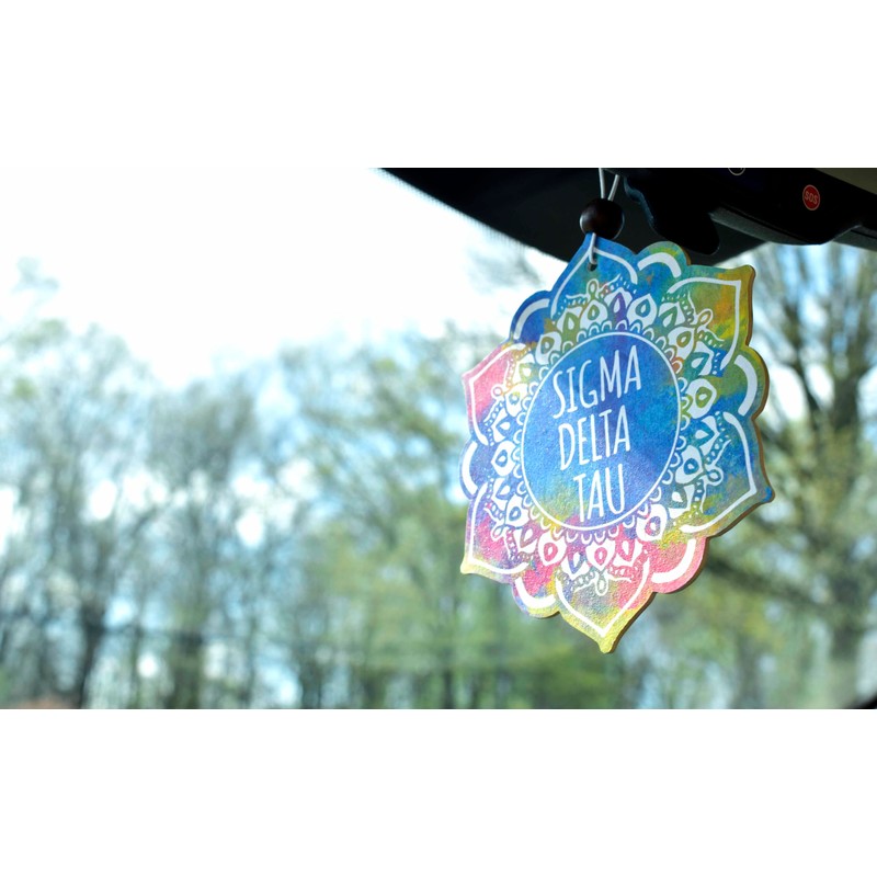 Alpha Sigma Alpha - Mandala Air Freshener - 2/Pack
