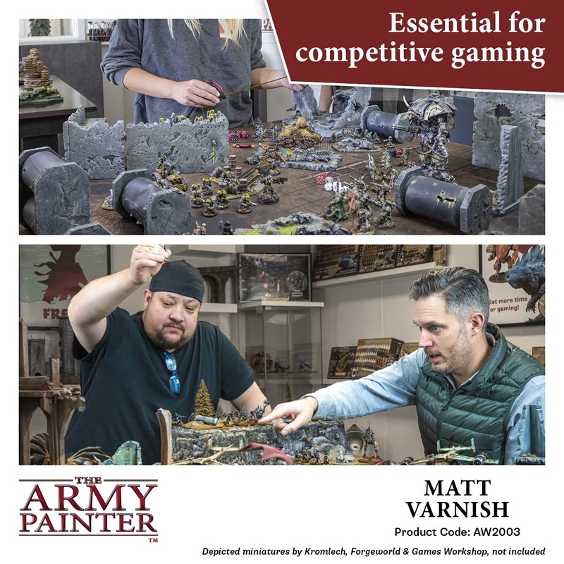 The Army Painter, Airbrush Matt Varnish, 100ml Dropper Bottle -