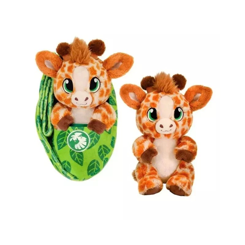 Fiesta Giraffe Swaddle Babies - Stuffed Animal Keepsake and Baby