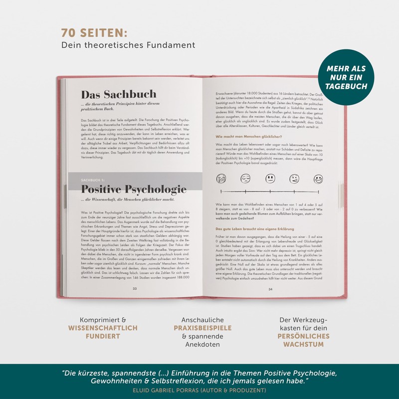 The 6-minute diary, 6 minutes daily for more mindfulness, self-love