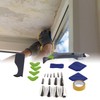 24Pcs Silicone Caulking Tools Caulk Nozzle Applicator Kit Reusable Sealant