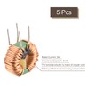 sourcing map 5x Toroidal Core Inductor Copper Coil Magnetic Inductance