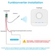 BITIWEND Wireless Signal Transmission Extension Set Doorbell and Chime Forwarding