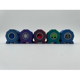 MTG Life Counter | D100 | Custom Made | 3D Printed | Commander Tray Compatible | Fable Forged Workshop - Mana Color: Black Mana