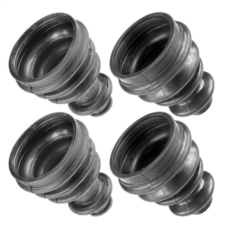 Caltric New 2 Front Axle Inner and Outer CV Boot