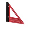 Woodworking Triangle Ruler Aluminum Alloy High Accuracy Portable Rafter Square