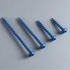 BNUOK Pocket Hole Screws 1 Inch, 150Pcs, Anti-Rust Blue Coated