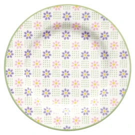 GreenGate Sybille Bread Plate White 15 cm