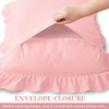 KKJIAF Ruffle Pillow Cases Queen Size Set of 2, Ruffled