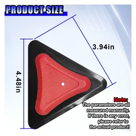 GAOLAOSY Small Silicone Car Drying Squeegee, 4.5 Inch Car Windshield Water Blade Squeegee, Flexible Water Scraper Cleaning Tool for Automotive Window, Glass, Door, Mirror (Red)