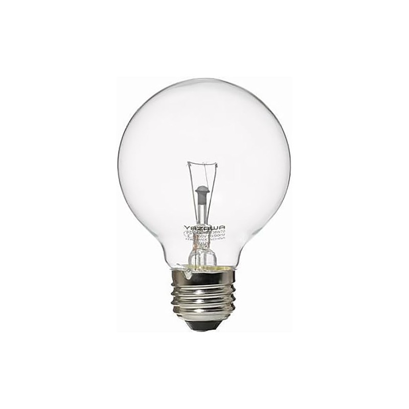 Yazawa Corporation GC100V57W70 Ball Bulb, 60W Shape, Diameter 2.8 inches