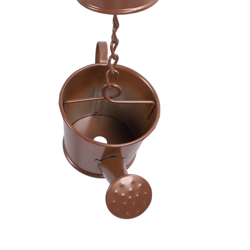 Rain Chain Watering Can Bucket Shaped Decorative 6 Cups Rainwater