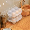 HYBEW Eggs Holder 6 Eggs Storage Container With Fixed Handle