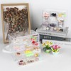 SUPAWAY Mini Transparent Drawer Organizer Small Drawers Stackable Storage Box