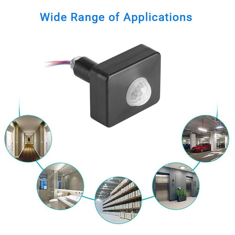 1 Pack Motion Sensor Detector Switch, AC 110-240V IP54 Outdoor