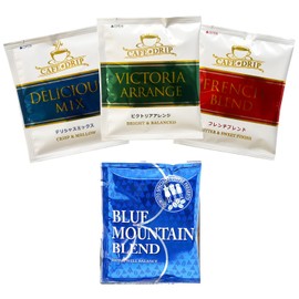 Timoto Coffee, Drip Coffee, 4 Types, 17 Serve Set, Try Drip Bag, Regular Coffee, Assortment, Compare to Drink, Blue Mountain Blend