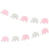 Baby Shower Garland Pink Elephant Bunting Decorations Nursery Decorations Birthday